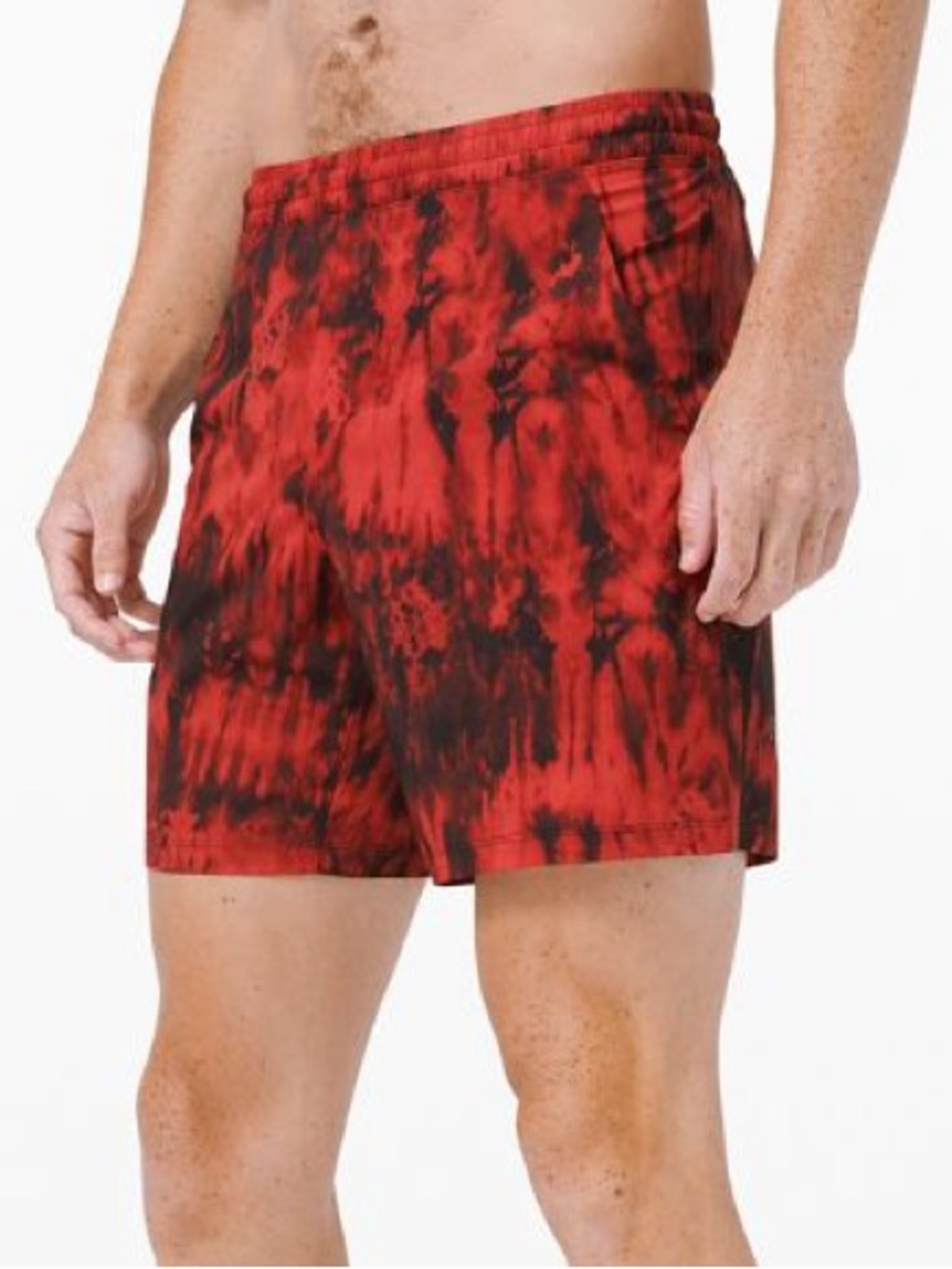 Lululemon Pace Breaker Short 7” Linerless Men’s Medium Game Day Red